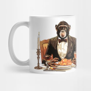 Happy Thanksgiving Monkey Mug